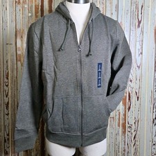 New GAP Siro Full Zip Hoodie Large Green "Black Moss" Poly/Cotton Blend NWT