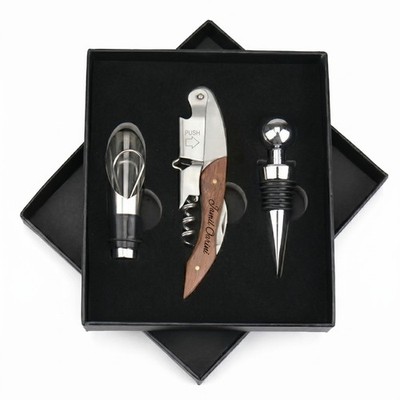 Premium Waiter Corkscrew with Personal Engraving - Cork Opener