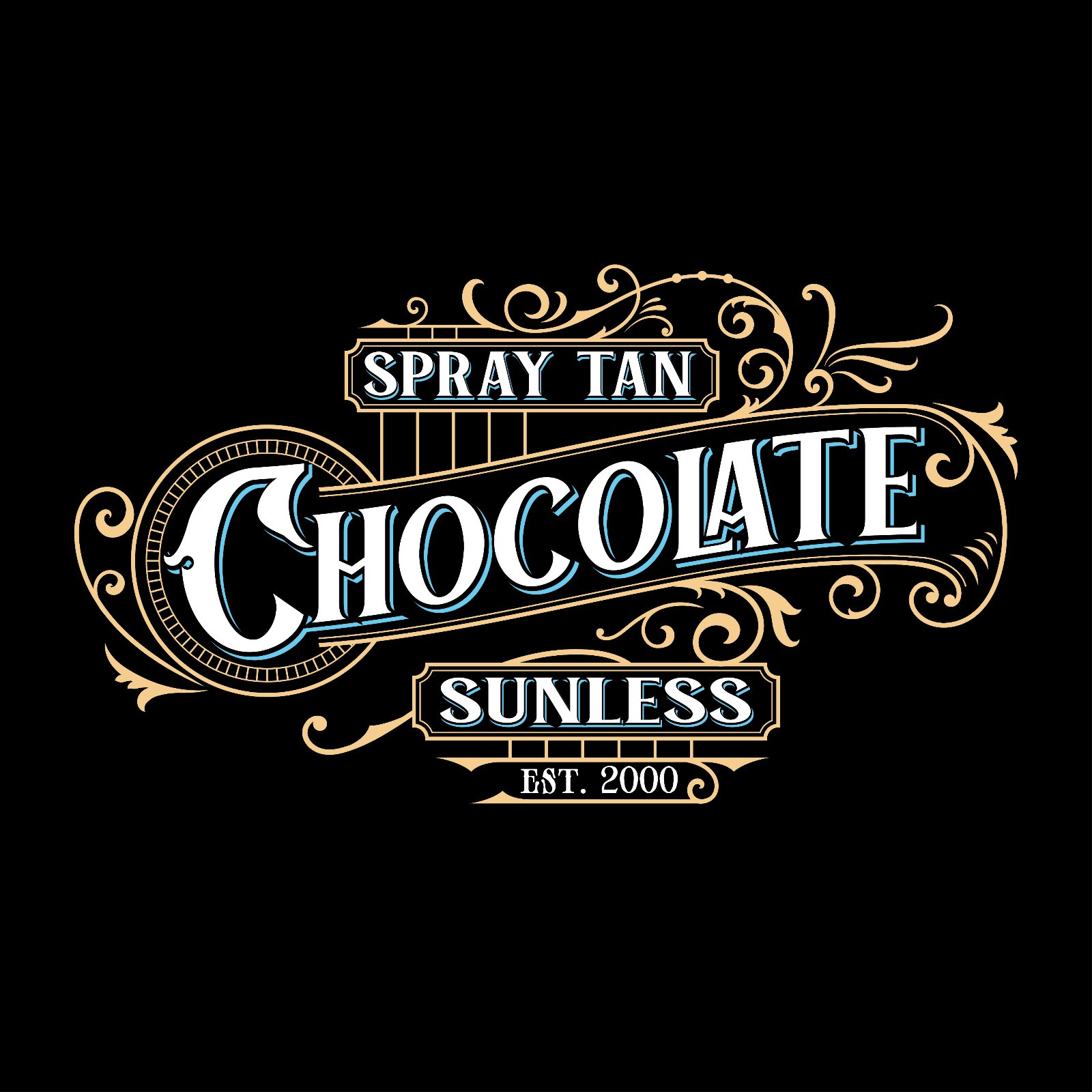 Chocolate Sunless Spray Tan  Self Tanning Mist for Face, 2 oz - LOT OF 2
