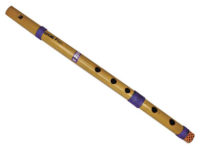 Handmade Natural Bamboo Flute A Scale Bansuri Indian Woodwind Instrument B831