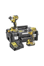 DEWALT DCK266P2T-GB XR Combi Drill and Impact Driver Brushless Kit in TSTAK Box