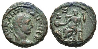 FITZ Rome Egypt Alexandria Diocletian Tetradrachm 290/291 AD Greek Billon µFIM41