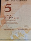 (3)  Foreign Banknote Venezuela 5 Bolivares 2011 South America    Lot #598 — photo 5
