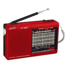 SC-1080BT 9-Band Radio with Bluetooth, Portable Small Multi Band Radio