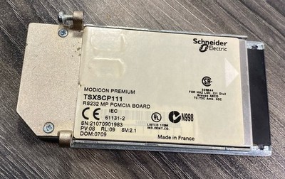Schneider TSXSCP111 Modicon Premium RS232 MP PCMCIA Board 5VDC 140mA - USA