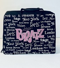 Bratz Doll Case 2003 World Tour Carry Case Full Zip Double Handle Sparkling Pink