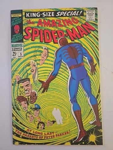 THE AMAZING SPIDER-MAN #5 1968  KING-SIZE SPECIAL Nice Condition NM!!!2nd Print