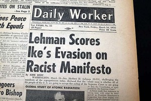 SOUTHERN MANIFESTO Jim Crow Southern Democrats Party Challenged 1956 Newspaper