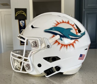 MIAMI DOLPHINS TEAM ISSUED GAME USED AUTH RIDDELL SPEEDFLEX FULL