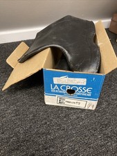 LACROSSE Rubber Galoshes Pack Lite Overshoe Size 11 Waterproof Black Rain Boots