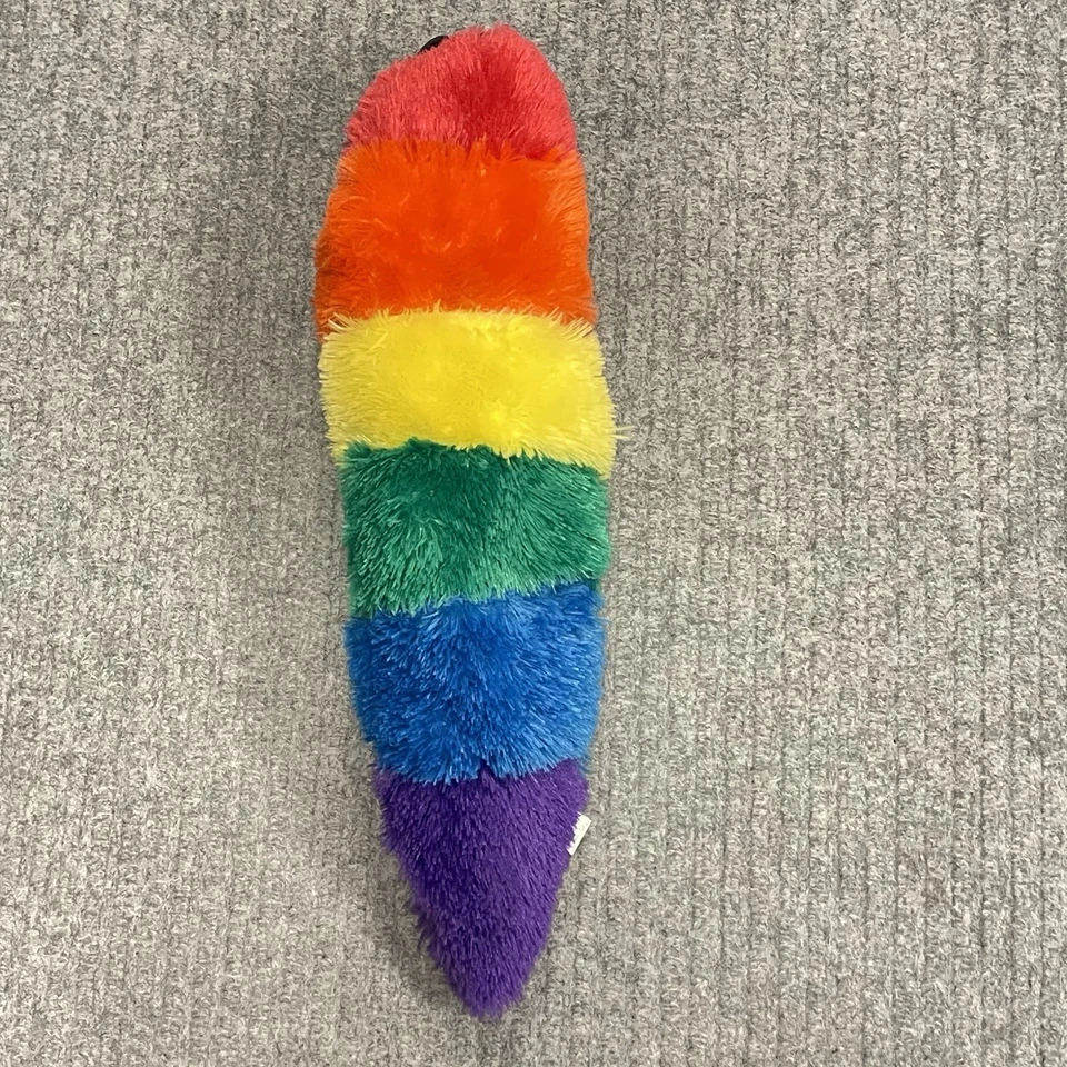 Animal Peludo Cola Larga Arco Iris Disfraz de Cosplay Unisex Tupido Peluche Accesorio 20” Foto 3 de 4