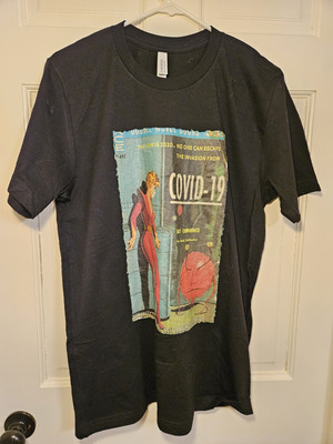 Canvas Covid 19 Graphic Tee Men's Large