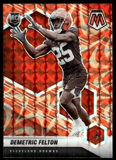 Demetric Felton 2021 Panini Mosaic #394 Browns Insert ? SEE SCAN! FREE SHIPPING