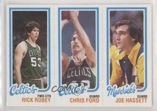 1980-81 Topps Joe Hassett Chris Ford Rick Robey #66-37-40 l0x
