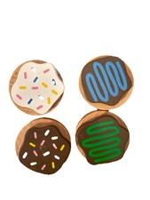 Melissa Doug Wooden Slice Bake Cookie Set 4 Replacement Cookies