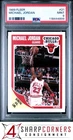 1989 FLEER #21 MICHAEL JORDAN BULLS HOF PSA 9