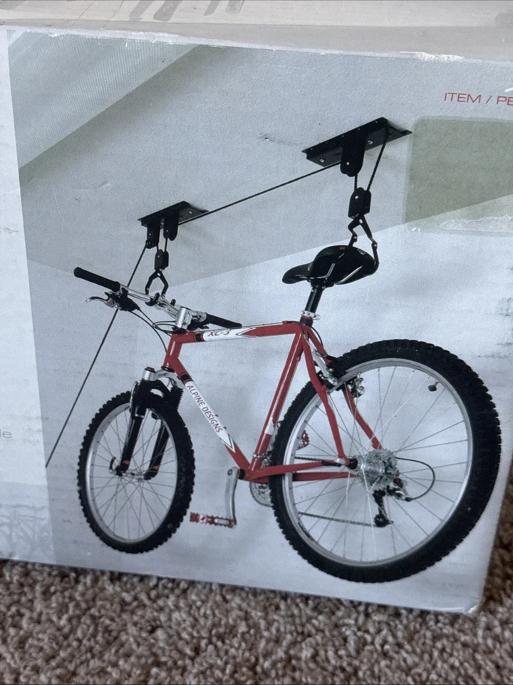 Polipasto de bicicleta Prostor PBH-1RX (montaje en techo) ¡Sistema de polea fácil! - Nuevo en caja Foto 3 de 4