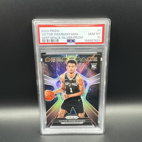 2023-24 Panini Prizm - Deep Space Victor Wembanyama #1 Silver Prizm (RC)