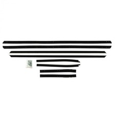 1970-1972 Monte Carlo 2dr Hardtop Window Felt 8pc Kit Pui With Wide Chrome Trim 1970-1972 Monte Carlo 2dr Hardtop Window Felt 8pc Kit Pui With Wide Chrome Trim