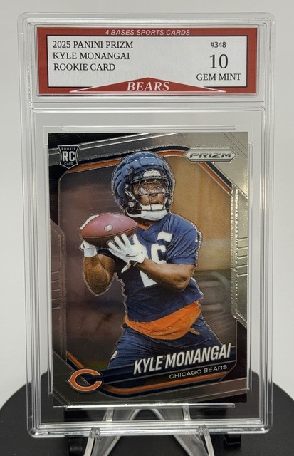 2025 Panini Prizm Kyle Monangai Bears Rookie Card #348