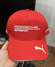 Puma Porsche Motorsport Red Racing Cap Adjustable Baseball Hat Curved Brim Nwt Puma Porsche Motorsport Red Racing Cap Adjustable Baseball Hat Curved Brim Nwt