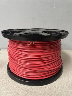 Genesis 4513 2C 14AWG E175105 500FT Red Spool Wire Cable FT6 75C RoHS