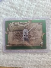 2025 Topps Finest - Finest Timelines Babe Ruth #FT-20 Green Refractor /75