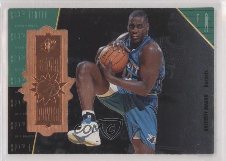 1998-99 SPx Finite Star Power 2819/5400 Anthony Mason #138 0a3