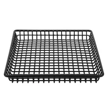 G.E.T. 4-35999 9 Square Basket, 1 Clipper Mill, Iron POLYETHYLENE Coated