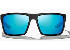 Bajio Sunglasses STI220011 Stiltsville Blue Mirror Glass Black Matte