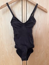 Skims NWOB Women's Seamless Sculpt Brief Bodysuit Onyx Black Size XXS