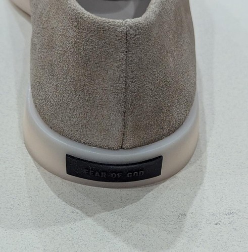 $695 Mens FEAR OF GOD Suede Slip On Loafers Storm 43 US 10 - Picture 5 of 11