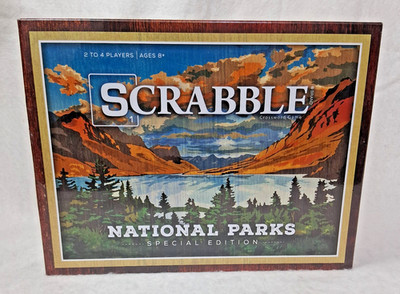 Hasbro 2019 SCRABBLE Crossword Game - National Parks Special Edition (NIB)