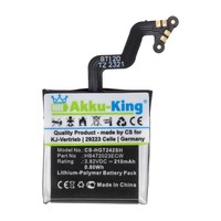 Akku FüR Huawei GT2 42Mm - HB472023ECW - Li-Polymer 210Mah Smartwatch Battery