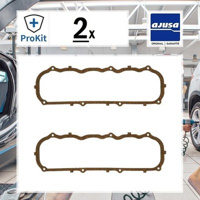 2x ORIGINAL  Ajusa Dichtung, Zylinderkopfhaube für Ford TAUNUS 17M II Turnier