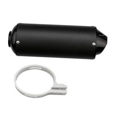 38MM 1.5" Exhaust Muffler,Motorcycle Exhaust Silencer Pipe For 50cc 38mm Black