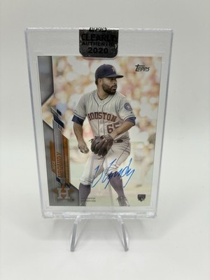 Topps 2020 Clearly Authentic Autographs Jose Urquidy #CCA-JUR Rookie Auto Astros