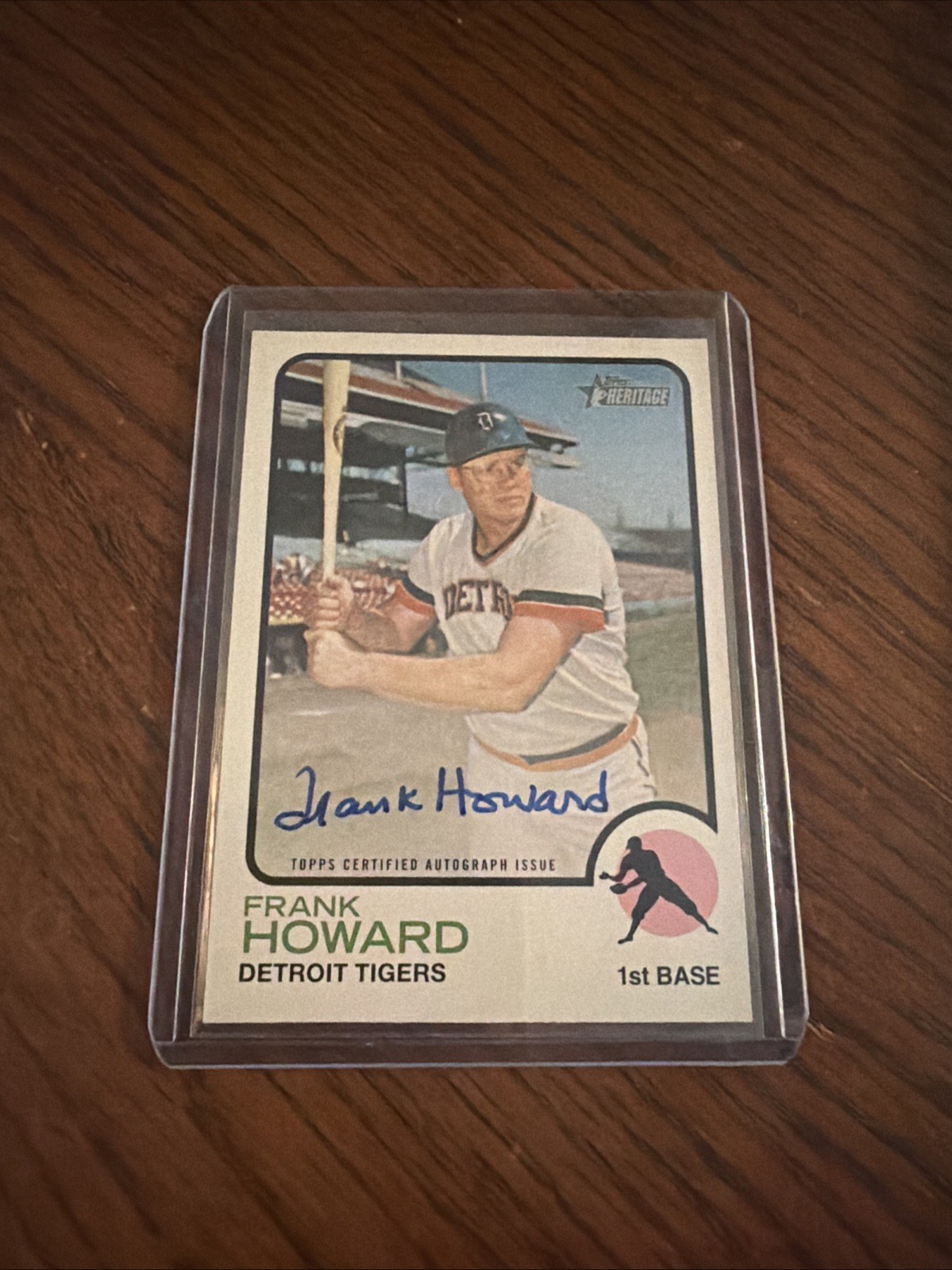 2022 Topps Heritage Real One Autographs Frank Howard ROA-FH Detroit Tigers Auto