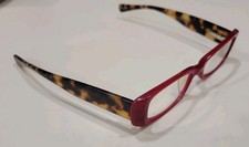 eyebobs Minion 2210 T12 Reading Glasses 1.00 Red  Tortoise Handmade Acetate