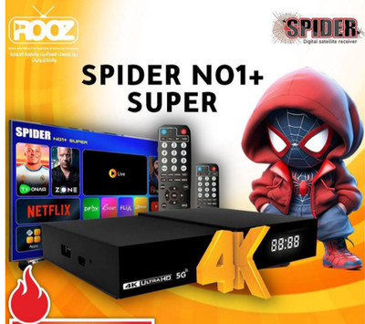 SPIDER #1 SUPER PRO 4K UHD Linux Receiver Satellite TV Box 5G Watch Free 10 Year