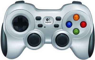 Logitech F710 kabelloses Gamepad PC Spiele-Controller Grau 12 Tasten