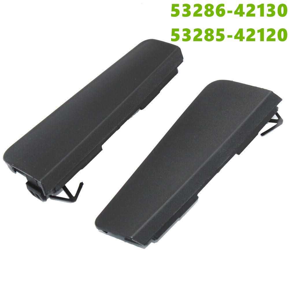 1 Pair Tow Hook For 2019-2021 Toyota RAV4 Front Bumper Eye Cover Cap 53286-42130