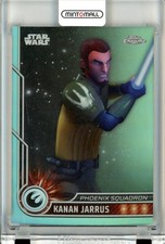 2023 Topps Chrome Star Wars Kanan Jarrus Base Aqua Refractor 037/199