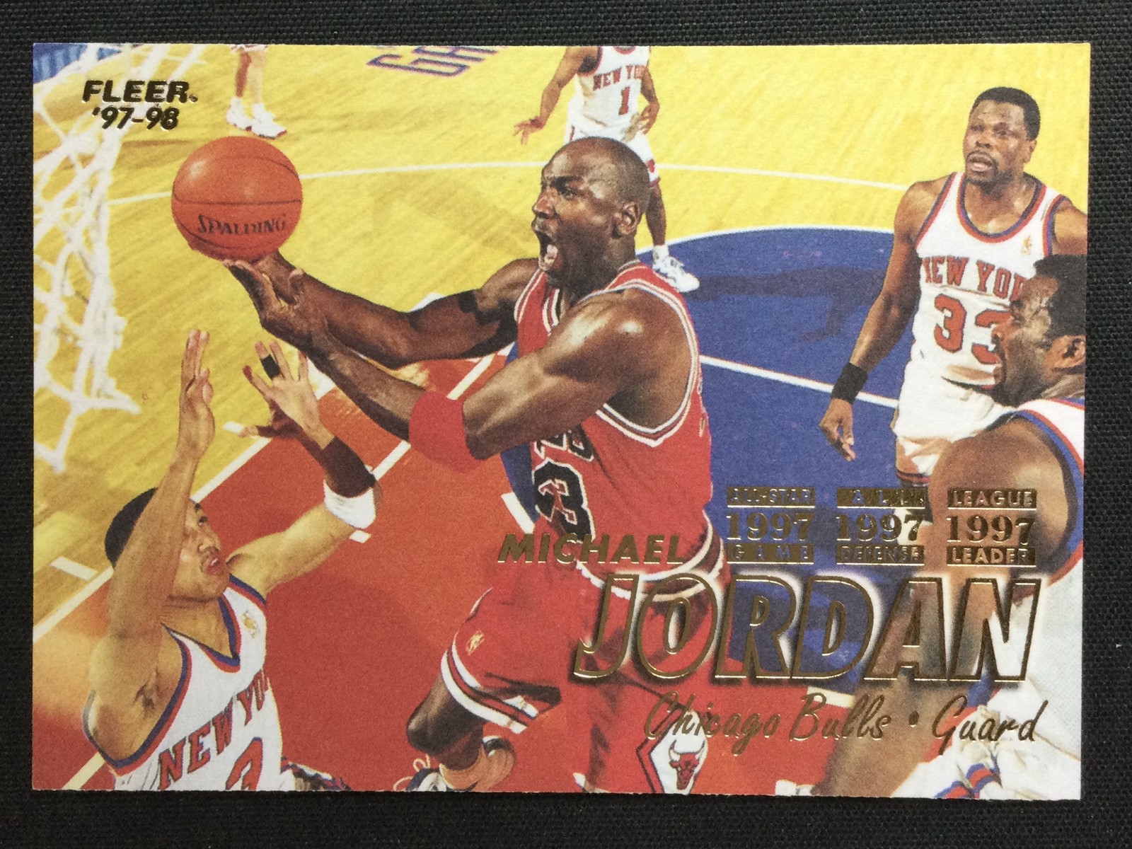 1997-98 Fleer #23 Michael Jordan Chicago Bulls MINT NO RESERVE!