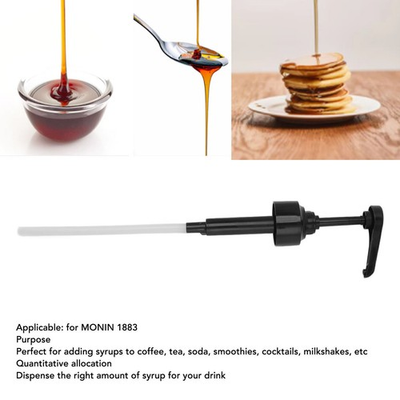 #ad 8ml Syrup Pressure Pump Sauce Bottle Pump Nozzle Drinks Measuring Pressure Head $8.03