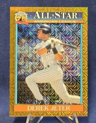 2026 Topps 2 Derek Jeter Silver Pack Mojo #91ASC-15 Gold Refractor /50 ~ Yankees