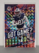 2020 Panini Mosaic - Got Game? Ezekiel Elliott /99  Reactive Blue Mosaic Prizm