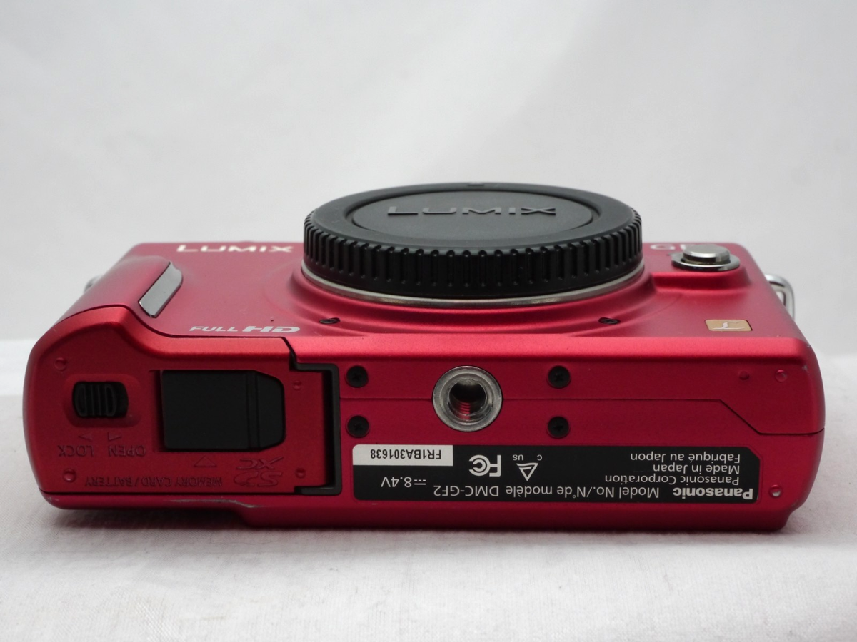 Panasonic LUMIX DMC-GF2 12.1MP Digital Camera - Red (Body Only) | eBay