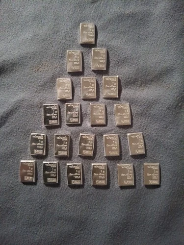 21 x 1-Gram SILVER  999 PURE Valcambi  Swiss Bullion!  SEE FULL DESCRIPTION!!!