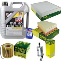 Inspektionskit Filter Liqui Moly ÖL 5L 5W-40 FüR Ii 542 1.2 12V 545